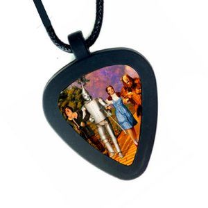 Wizard Of Oz Pickbandz Mens or Womens Real Guitar Pick Necklace